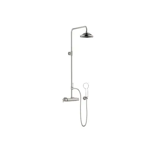 DORNBRACHT-Shower-Pipe-mit-Brause-Thermostat-MADISON-34459360-Platin-gebuerstet-34459360-06 gallery number 1